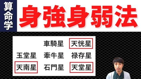 身強身弱|【算命学占い】身強・身中・身弱の見分け方①【最身強・最身。